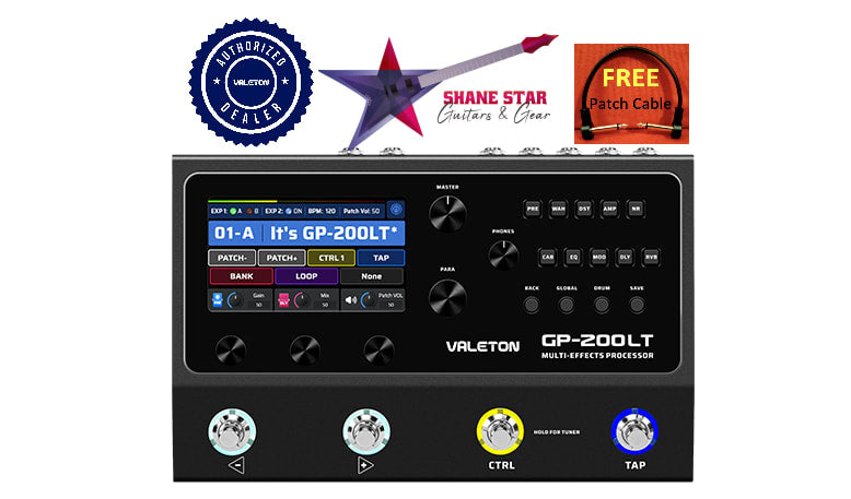 Valeton GP-200LT Multi-Effects Processor🎶HD Modeling⚡Over 240 High-Quality Effects🎛Win/Mac/iOS/Android System Supported