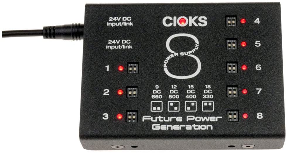 CIOKS SuperPower Bundle WATCHLIST OFFER⚡Pro Pedalboard Power Expansion Supply, Isolated Power+24Cables!