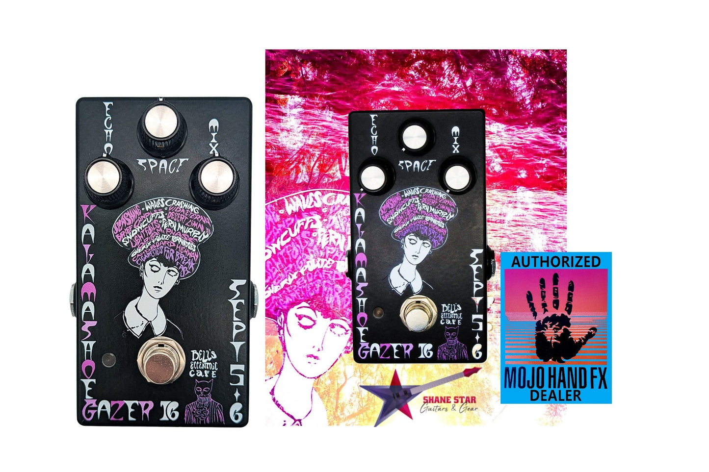 Mojo Hand FX Reverb/Delay(WATCHLIST OFFER)Kalamashoegazer Echo Gaze Voiced For Shoegaze & Dream Pop🎶Artwork from Kalamashoegazer 2025!