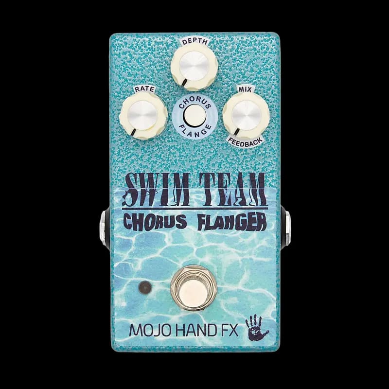 Mojo Hand FX SWIM TEAM🏊‍♂️Chorus/Flanger Pedal! Quad Chorus Design+Flanger,Push Button Select"Swimmy SoundFX"