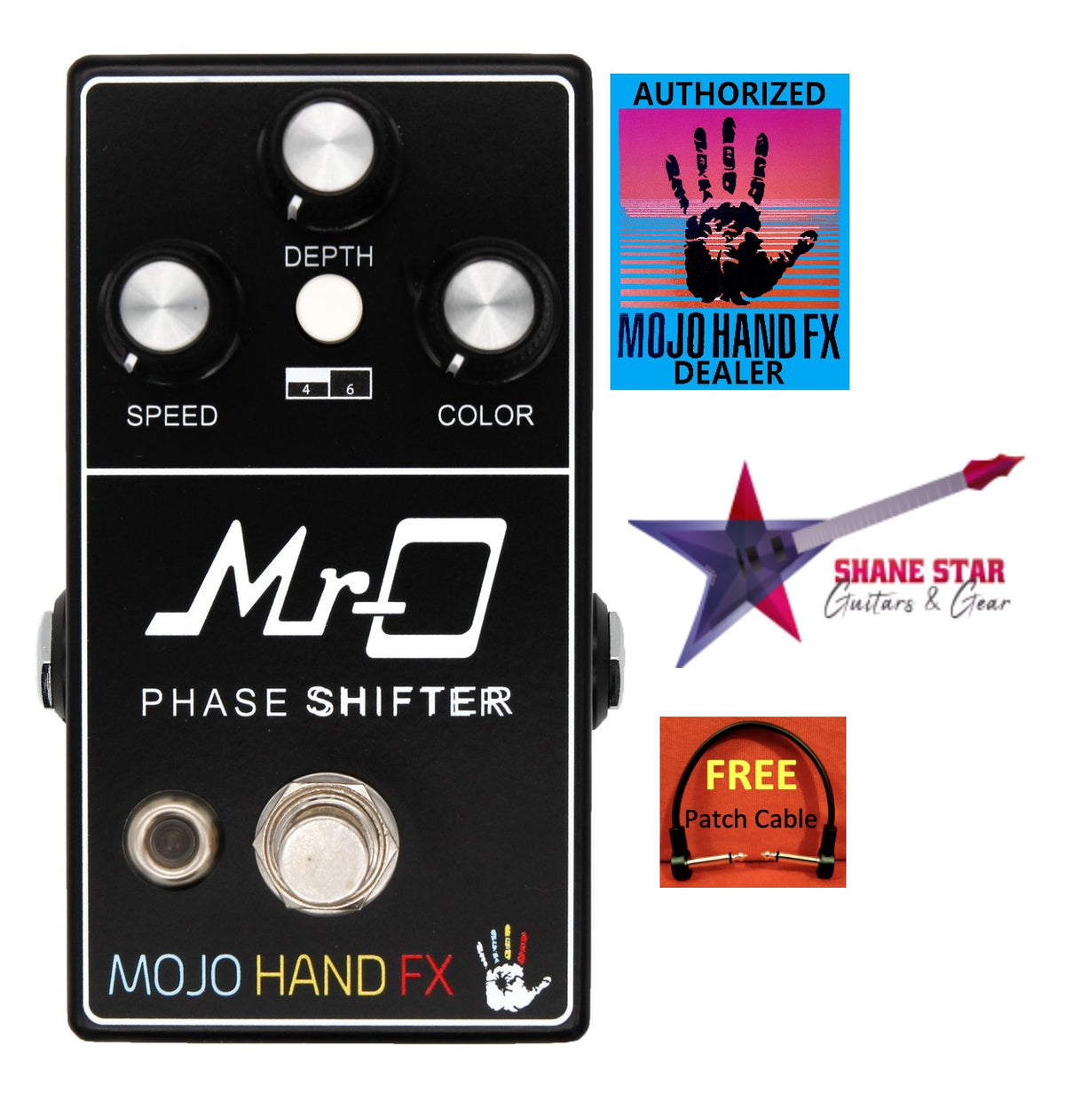 Mojo Hand FX Mr O Phase Shifter Reproduce The Special & Beloved Sound Of The Original Phase Shifter
