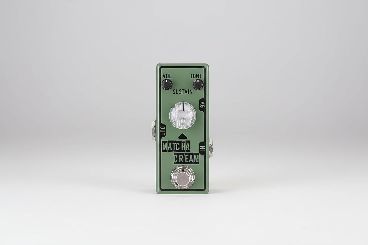 Tone City Matcha Cream Fuzz⚡DOOM⚡Fuzz! Smooth, Saturated Fuzz, Singing Sustain🎛Versatile Tone Range