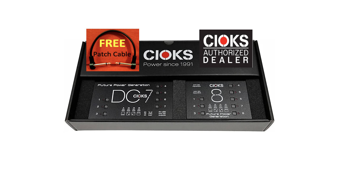 CIOKS SuperPower Bundle WATCHLIST OFFER⚡Pro Pedalboard Power Expansion Supply, Isolated Power+24Cables!