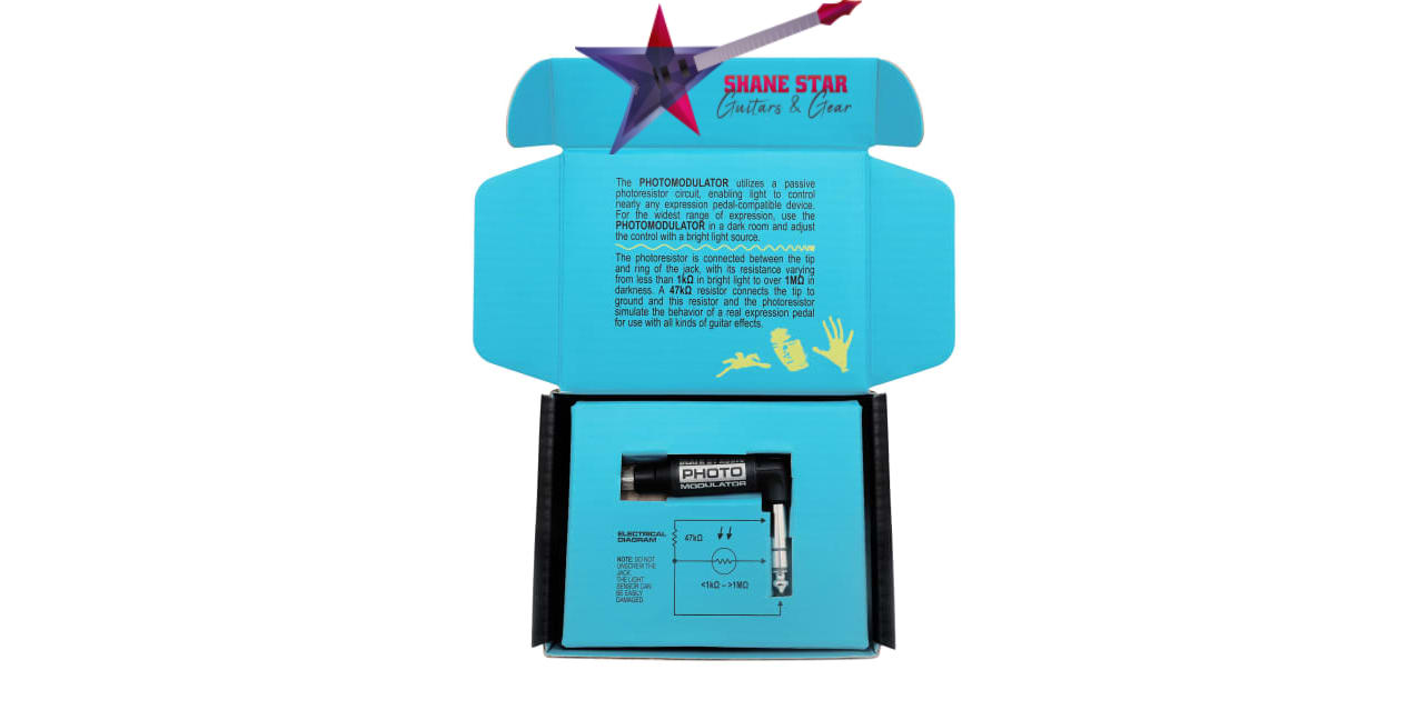 Death By Audio Photo📸Modulator Compact, Light-Sensitive Controller Allows You To Manipulate Expression Pedal-Compatible Effects Using Any Light Source!