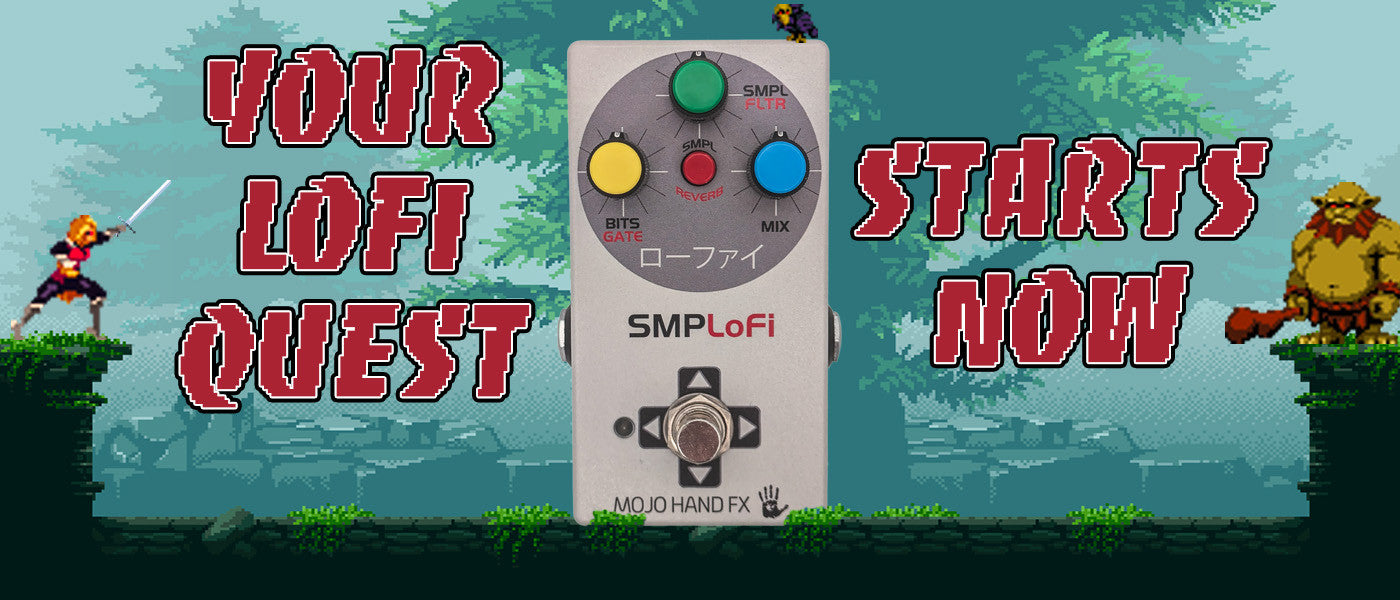 Mojo Hand FX SMPLoFi Retro Degrader Pedal Sample Rate & Gated Bit Crushed Reverb Programs