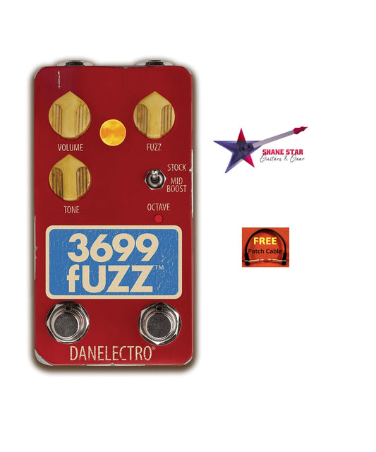 Danelectro 3699 Fuzz(WATCHLIST OFFER)Velvet Tone For Sure!­ Mids Boost Toggle, Octave Is Foot Switchable, Octave Way More ­Pronounced