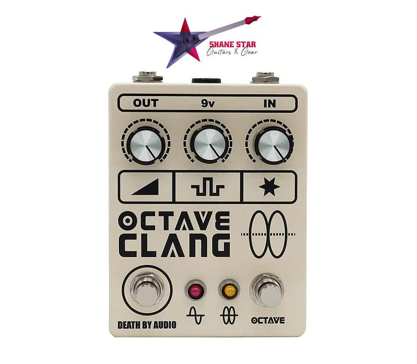 Death By Audio Octave Clang V2 Sculpt Visceral Octave Scrapes, Ground-Shaking Distortion & Discordant Ringing Drones!