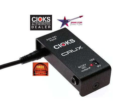 CIOKS CRUX Power Supply WATCHLIST OFFER!  For Quad Cortex, Line 6 HX & More! The Ultimate Add-On To CIOKS DC7 To Power Up 9Volt Or 12Volt Multi-Effects Pedals