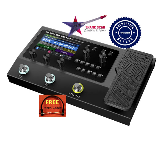 Valeton GP-200JR Multi-Effects Processor⚡4.3-inch Touchscreen LCD🔊New Digital Platform