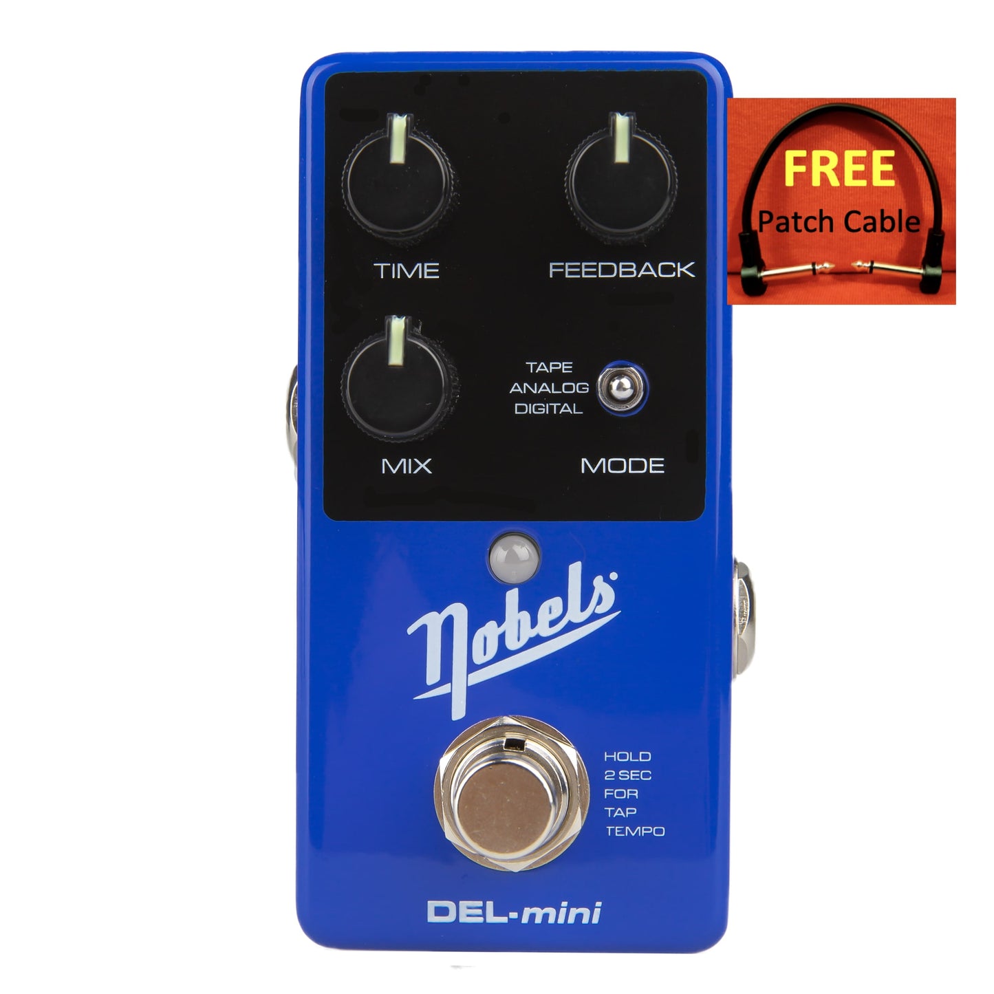 Nobels DEL-mini Delay WATCHLIST OFFER Mono/Stereo Tape, Analog, Digital + Tap Tempo! A Wealth Of Sonic Possibilities, Far Beyond Its Modest Size!