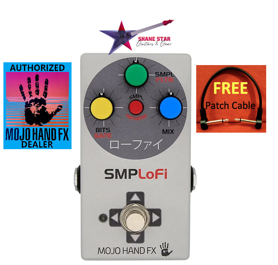 Mojo Hand FX SMPLoFi Retro Degrader Pedal Sample Rate & Gated Bit Crushed Reverb Programs