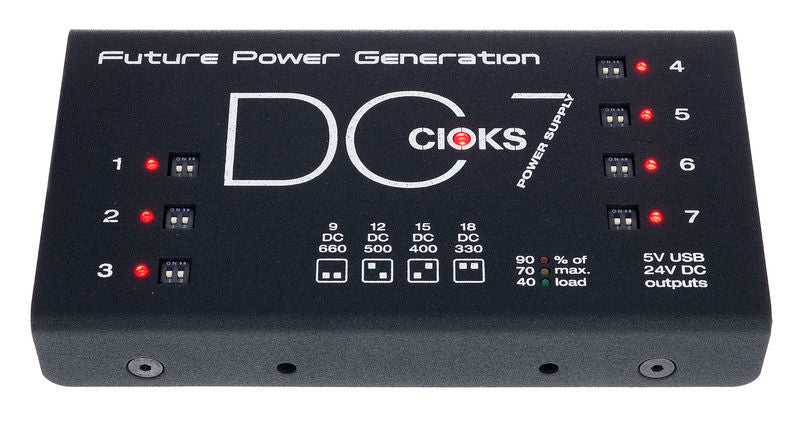 CIOKS DC7 Pro Power⚡WATCHLIST OFFER⚡7 Isolated Outlets+PowerMeter,12 Flex Cables
