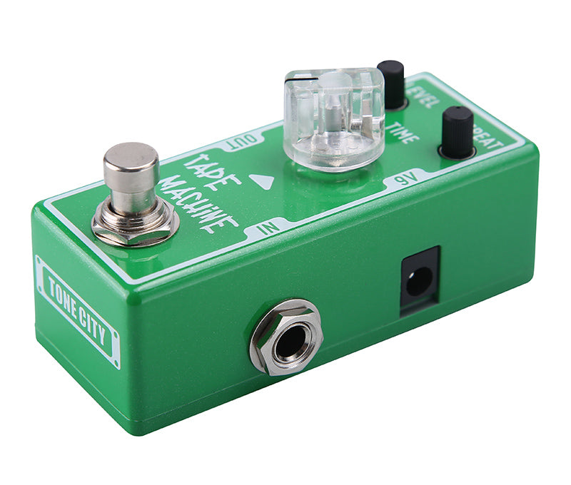 Tone City Tape Machine Delay Pedal High Quality Effect In Rugged Metal Housing!