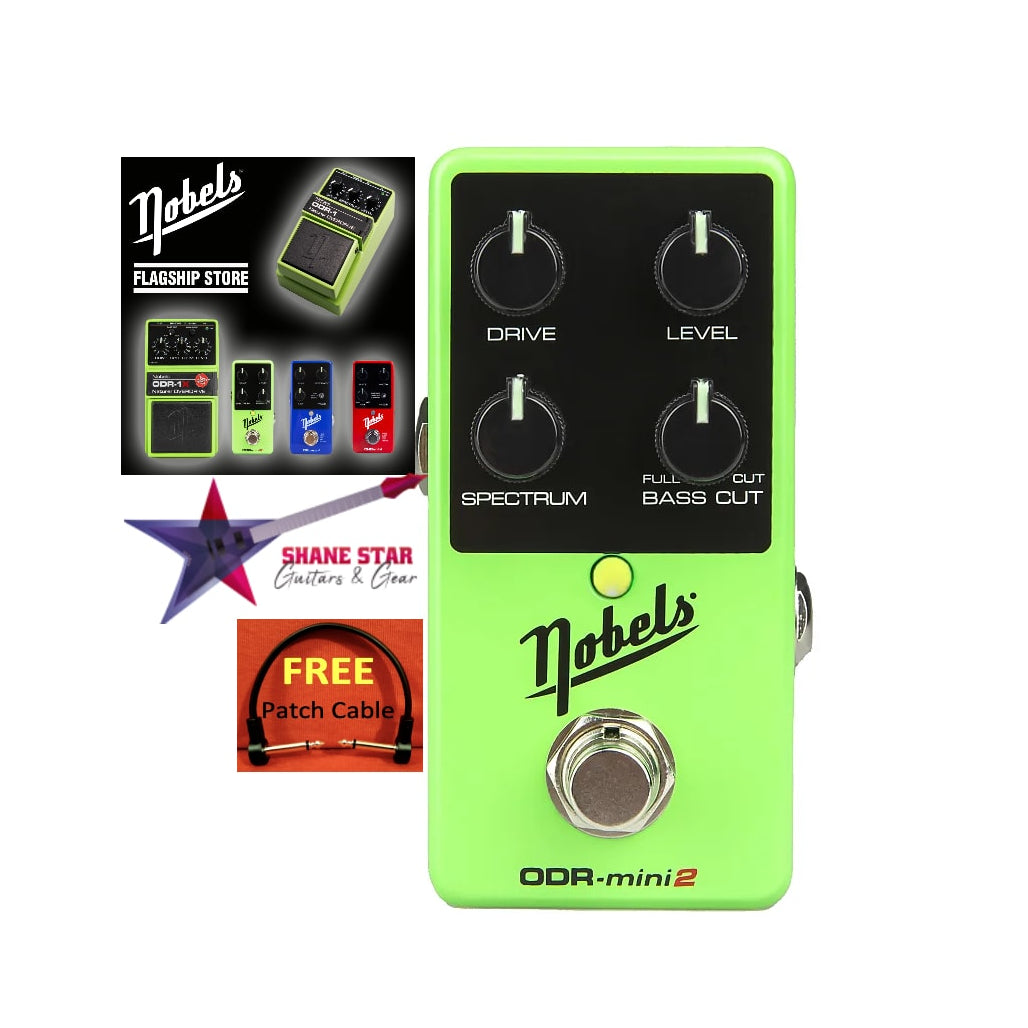 Nobels ODR-Mini2 WATCHLIST OFFER Natural Overdrive New Next Gen Overdrive! Adds Variable Bass Cut Knob + New Upgraded Metal Enclosure & 4x Integrated Mounty-P Mounting Plates