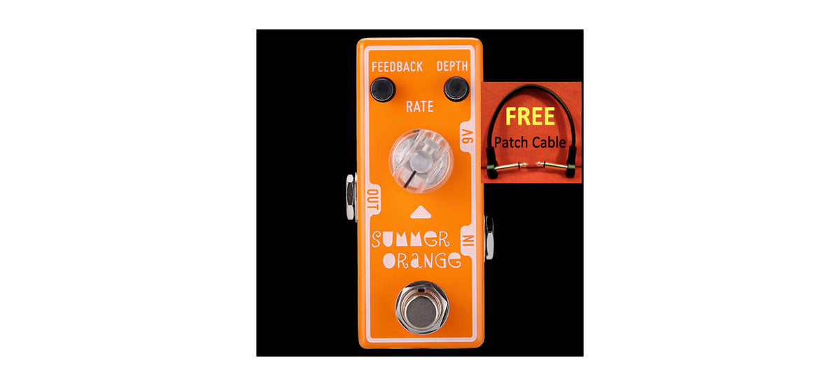 Tone City Phaser Summer Orange  Classic Four-Stage Phase MOSFET Triode!