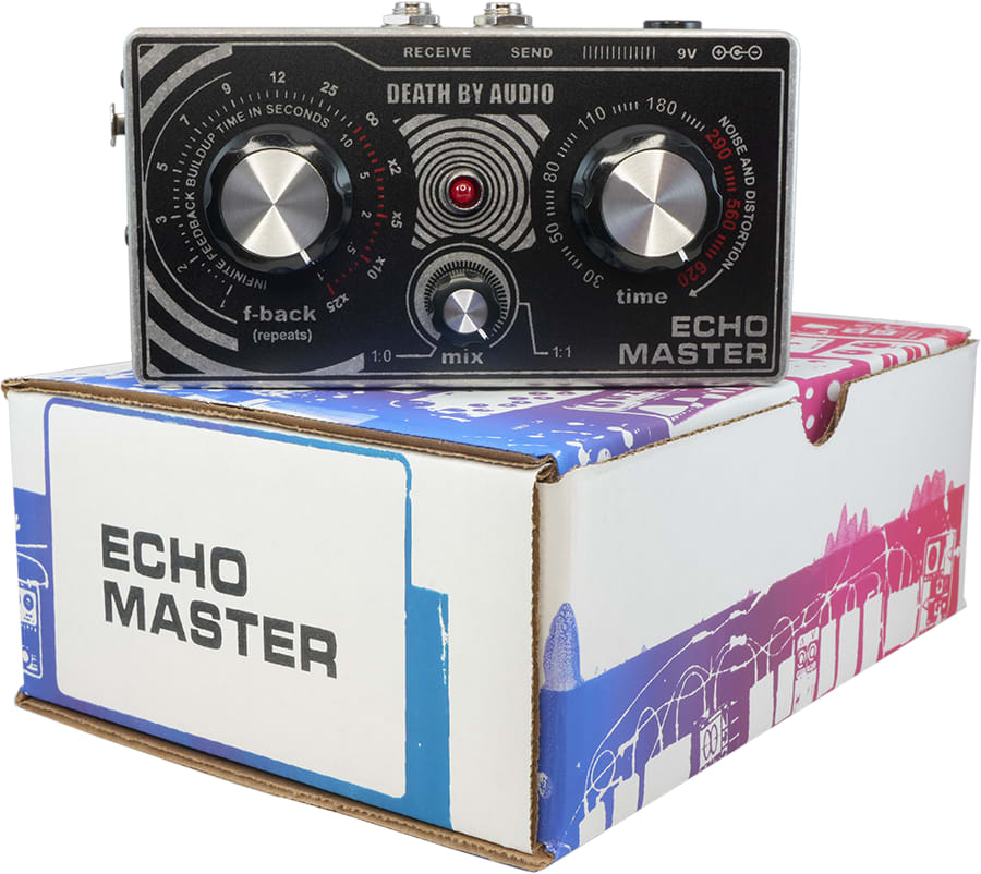 Death By Audio Echo Master With Mic Stand Clip & Power Supply Included🎙Vocal PreAmp And Delay