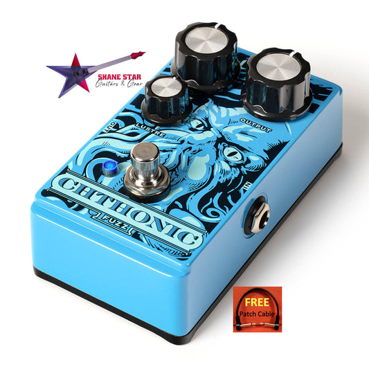 DOD Chthonic Fuzz Pedal Fudgy Sludgy Fuzz Tones Designed With Brighter Guitars & Bright, Clean Amps In Mind