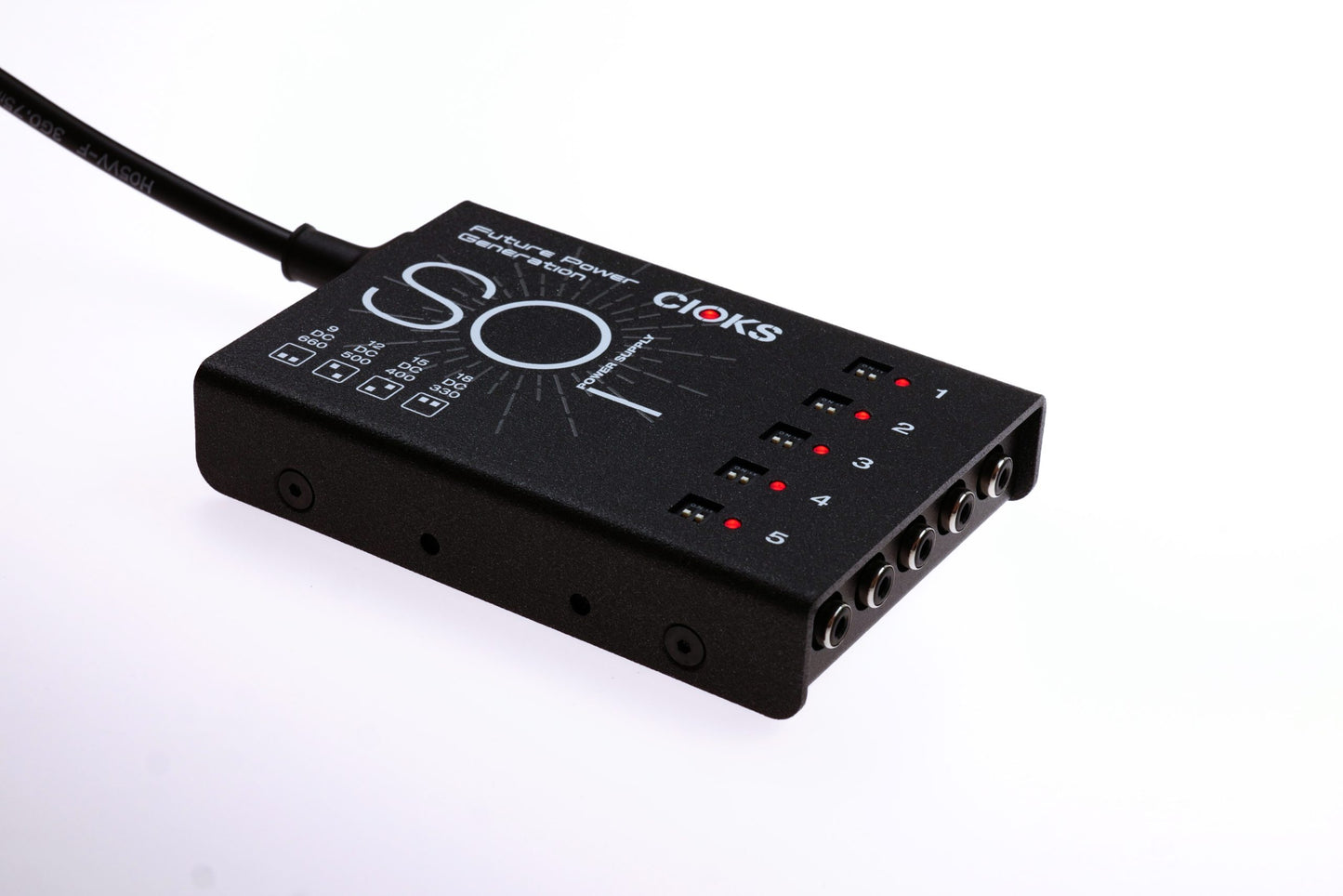 CIOKS Sol Pedal Power (WATCHLIST OFFER) Selectable Voltage,5 Isolated Outlets,9 Cables
