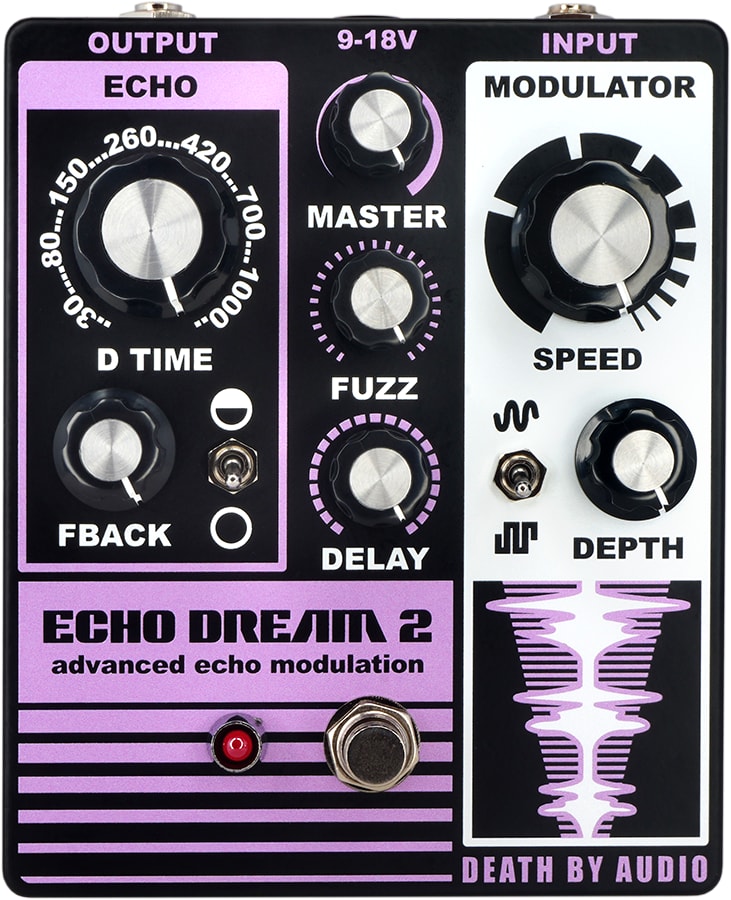 Modulating Delay🎶Death By Audio Echo Dream2🔊LUSH MODULATING ECHO! A Powerful, Ethereal, & Nuanced Delay Pedal With Otherworldly Controls!