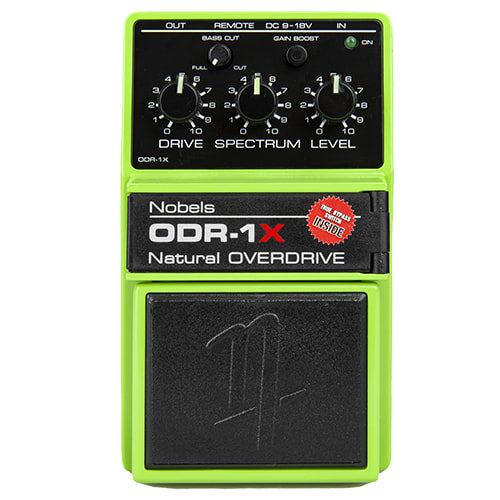Nobels ODR-1X Natural Overdrive (WATCHLIST OFFER) Hi-Gain Boost + External Bass Cut Pot & Option To Change Between True Bypass Or Buffered Bypass!