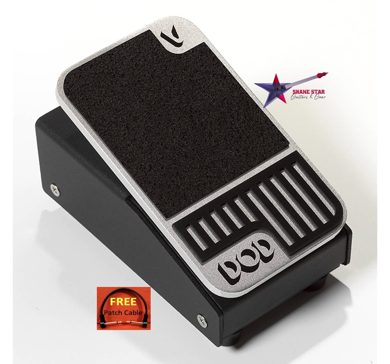 DOD Mini Volume Pedal Rugged All-Steel Construction And Gear Drive High-Quality 500kΩ Potentiometer + Built-In Treble Bleed Circuit