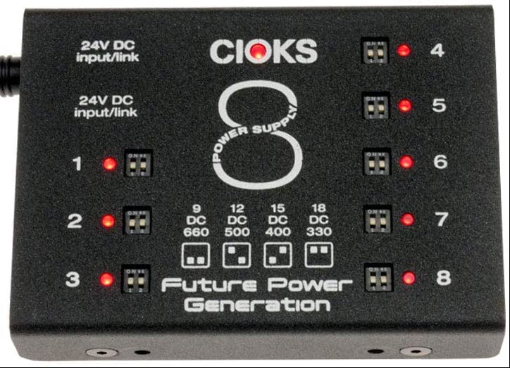 CIOKS C8e Pedal Power Expansion WATCHLIST OFFER! Expand Your DC7⚡Switchable Outputs:9,12,15,18Volts +Cables