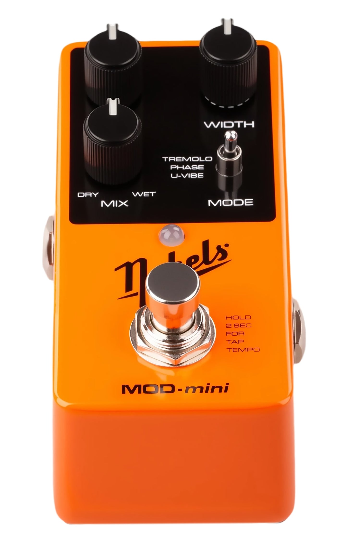 Nobels MOD-mini WATCHLIST OFFER Tremolo Phaser & U-Vibe + Tap Tempo, Mono Or Wide Stereo Spread