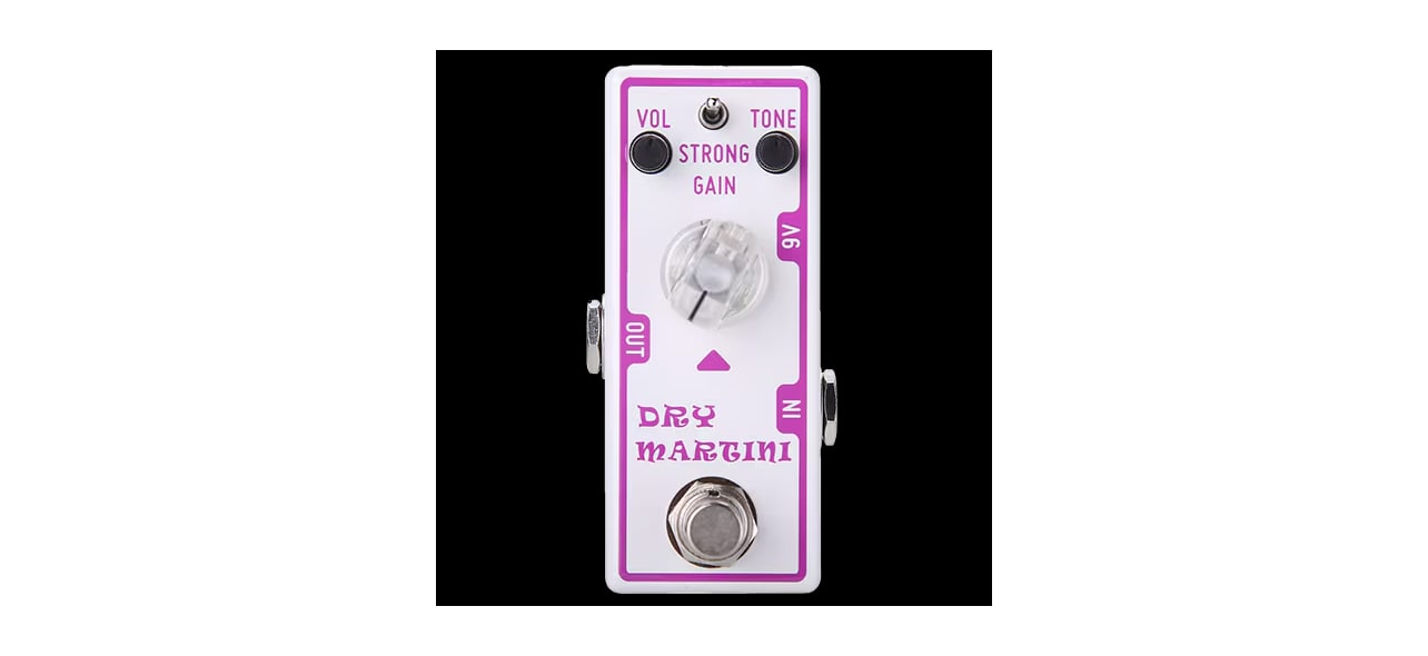 Tone City Dry Martini "OCD" Style Overdrive⚡Low-Gain Boost Or A Potent Medium-Gain Drive!