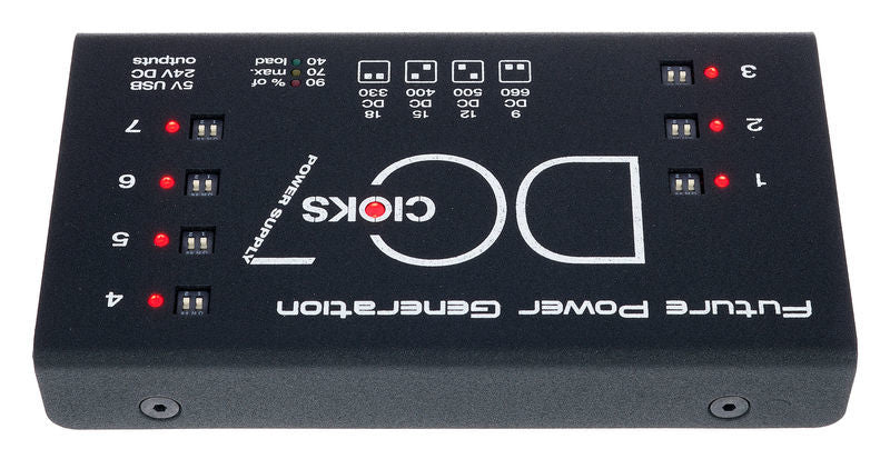 CIOKS DC7 Pro Power⚡WATCHLIST OFFER⚡7 Isolated Outlets+PowerMeter,12 Flex Cables