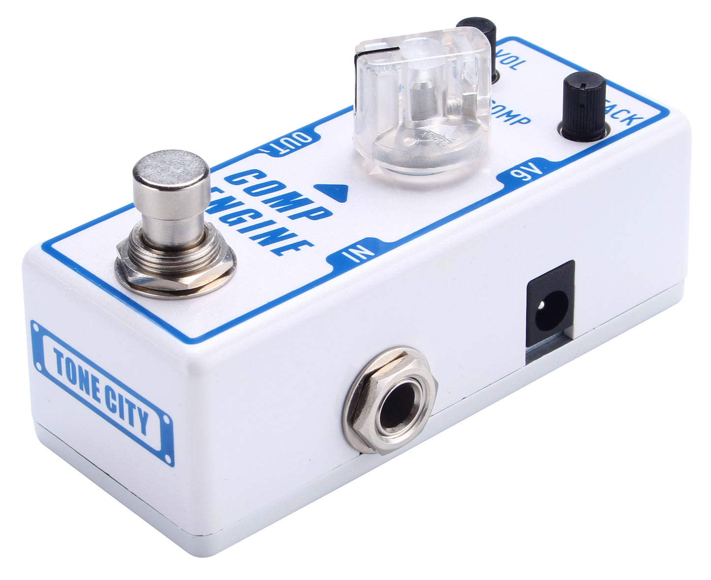 Tone City Comp Engine Compressor/Sustainer🔊Clear, Low-Noise Character With Wide Dynamic Range Of Compression From Gentle To Squashed Sounds