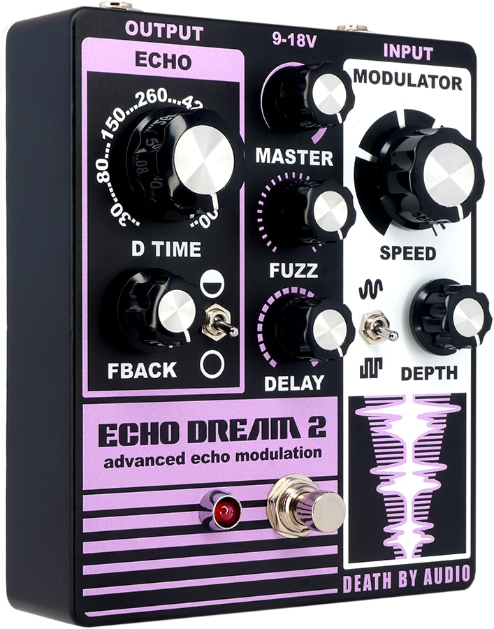 Modulating Delay🎶Death By Audio Echo Dream2🔊LUSH MODULATING ECHO! A Powerful, Ethereal, & Nuanced Delay Pedal With Otherworldly Controls!