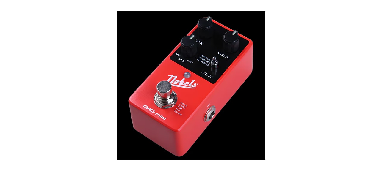 Nobels CHO-Mini WATCHLIST OFFER Mono/Stereo Chorus/Flanger Tap Tempo, Selectable True Or Buffered Bypass