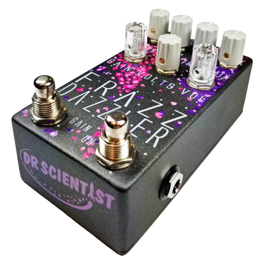 Dual Channel Fuzz Pedal! Dr. Scientist Frazz Dazzler V2 Premium Wide Range Fuzz Tones+3 Band EQ