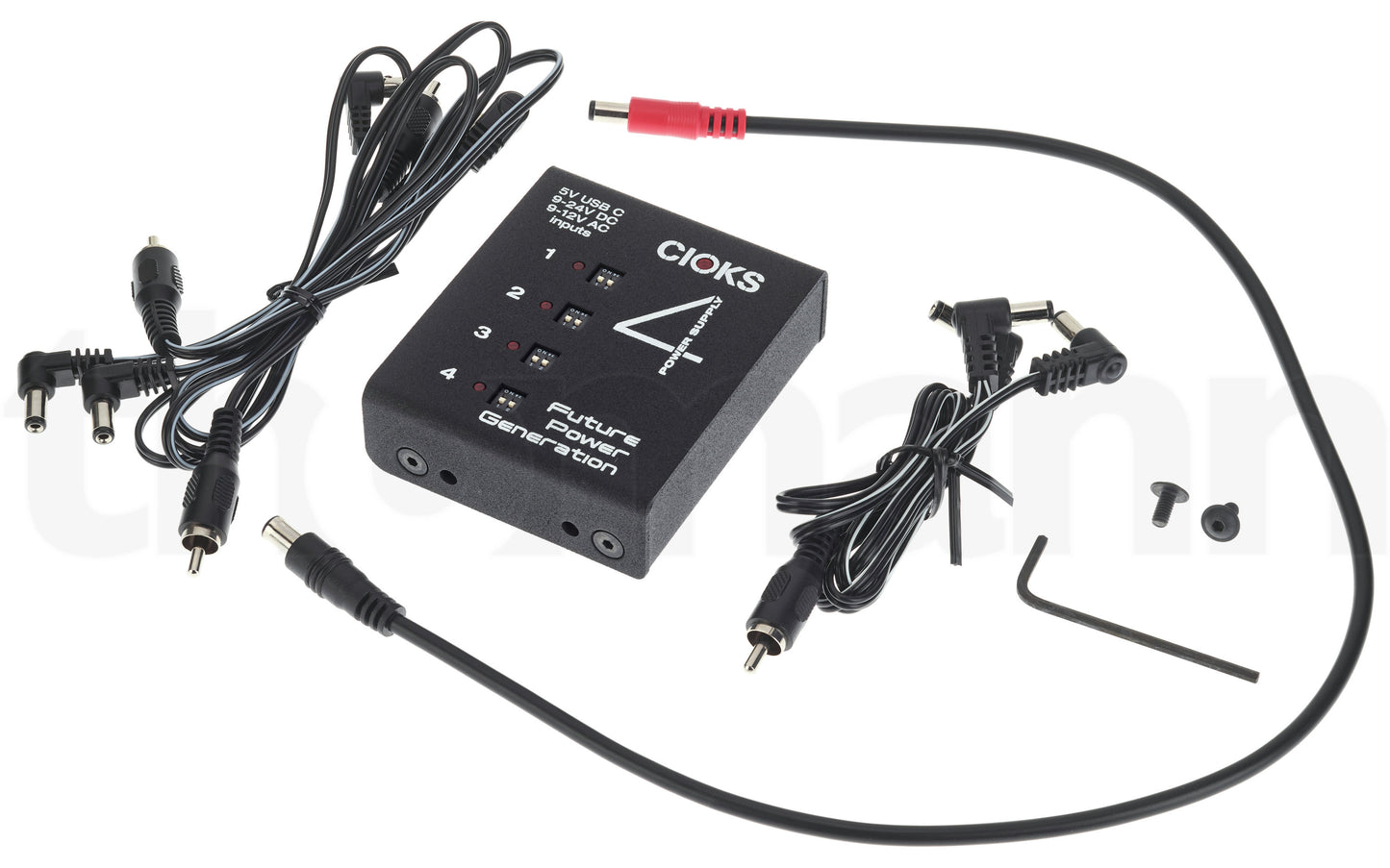 CIOKS C4e Pedal Power WATCHLIST OFFER Expander Kit For Cioks DC7. Switchable Outputs:9,12,15,18Volts + Cables