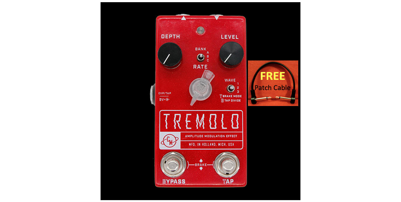 Cusack Music Tremolo AME 2.0 (WATCHLIST OFFER) MODULATION EFFECT🎶Advanced Features Set: Tap Tempo, Multiple Waveforms, Brake Mode, And More!