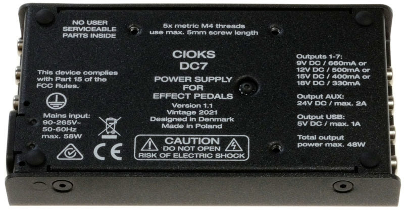 CIOKS SuperPower Bundle WATCHLIST OFFER⚡Pro Pedalboard Power Expansion Supply, Isolated Power+24Cables!