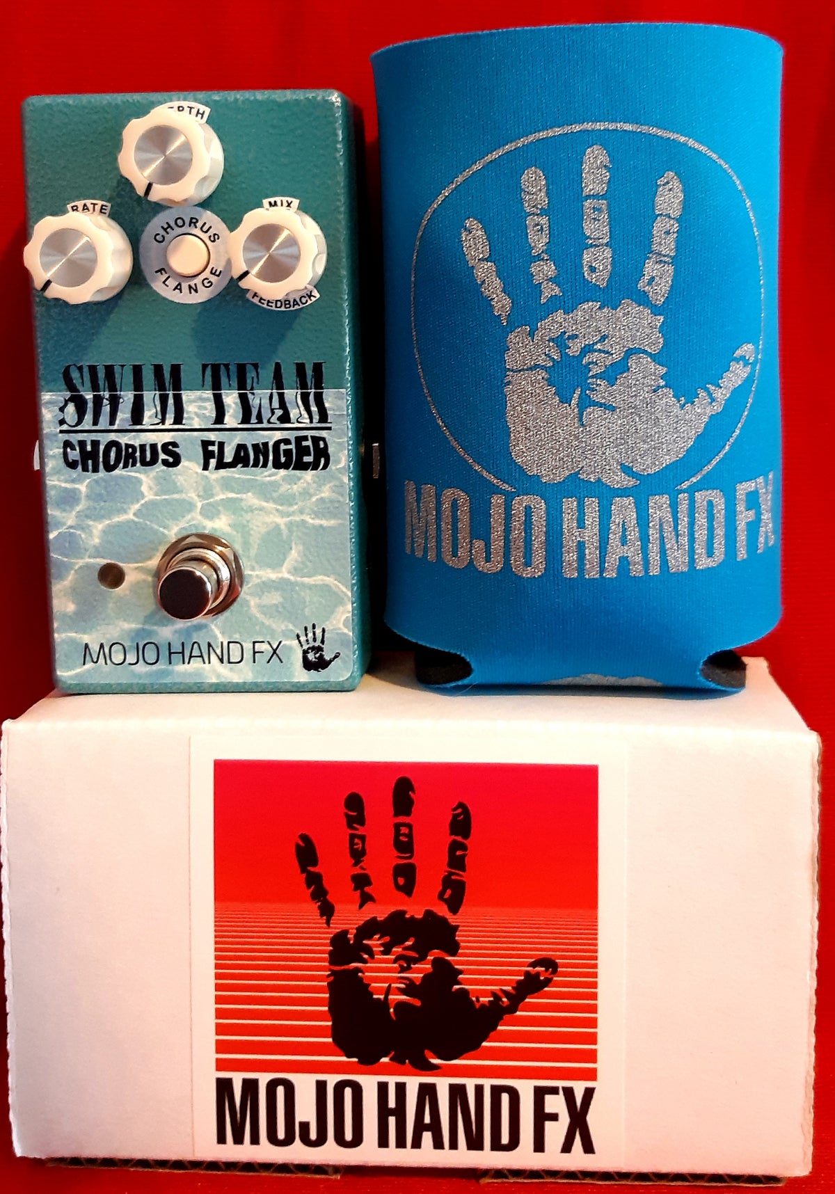 Mojo Hand FX SWIM TEAM🏊‍♂️Chorus/Flanger Pedal! Quad Chorus Design+Flanger,Push Button Select"Swimmy SoundFX"