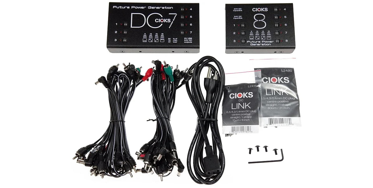 CIOKS SuperPower Bundle WATCHLIST OFFER⚡Pro Pedalboard Power Expansion Supply, Isolated Power+24Cables!