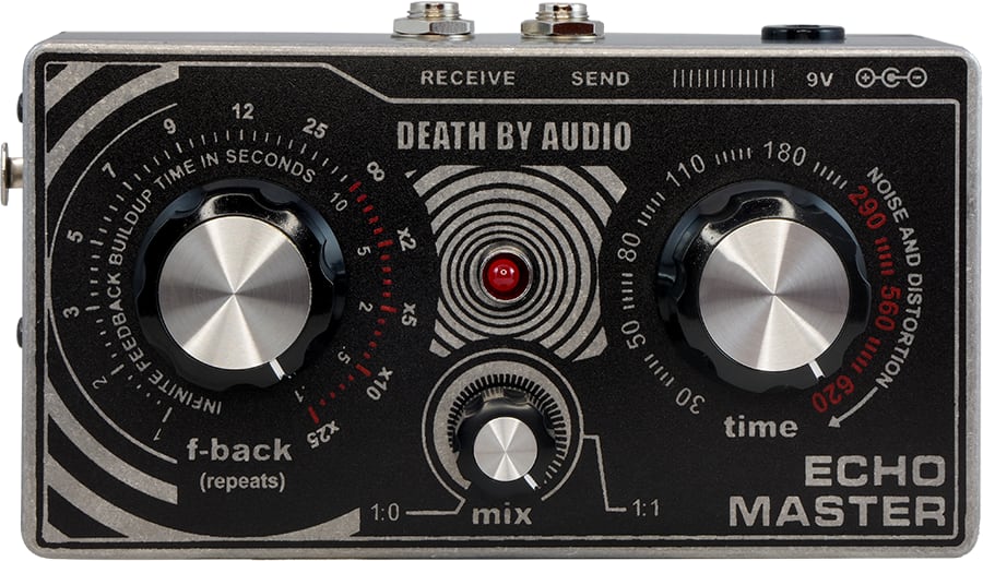 Death By Audio Echo Master With Mic Stand Clip & Power Supply Included🎙Vocal PreAmp And Delay
