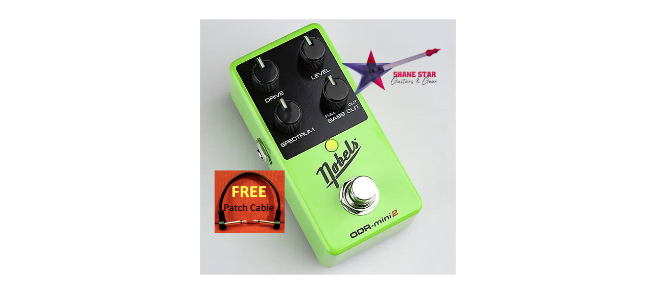 Nobels ODR-Mini2 WATCHLIST OFFER Natural Overdrive New Next Gen Overdrive! Adds Variable Bass Cut Knob + New Upgraded Metal Enclosure & 4x Integrated Mounty-P Mounting Plates